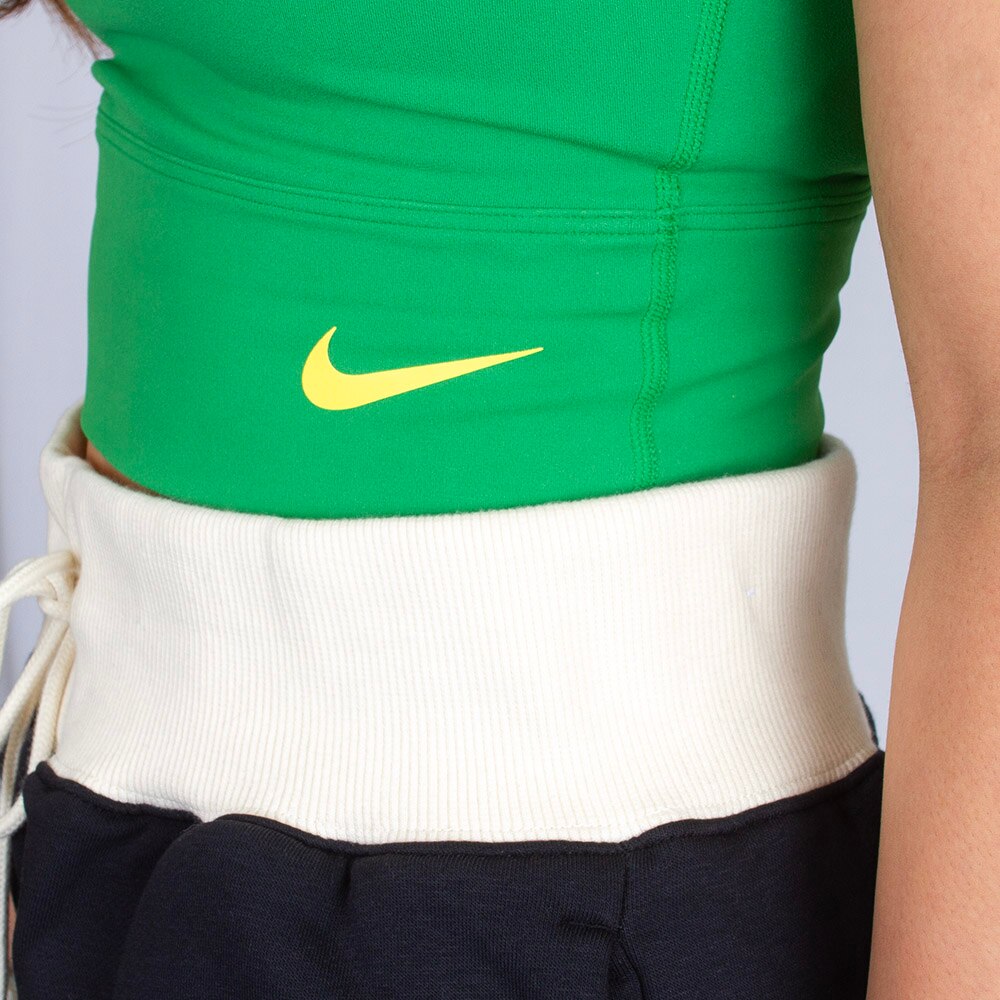Classic Oregon O, Nike, Green, Bra, Performance/Dri-FIT, Women, Longline, Sports, 954294